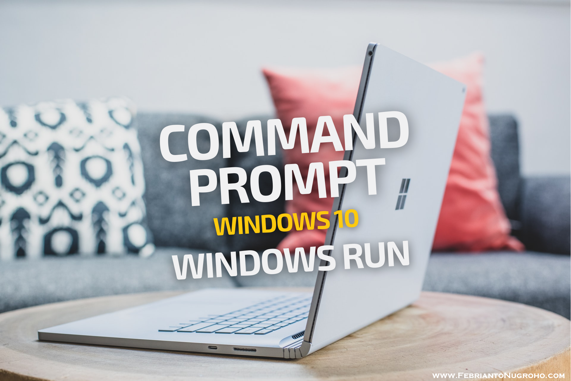 Membuka Command Prompt di Windows 10 via Windows Run