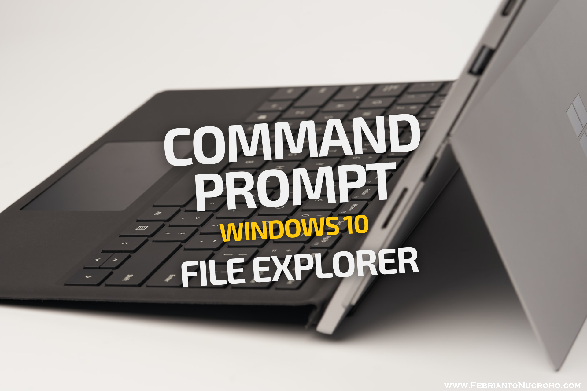 Membuka Command Prompt di Windows 10 via File Explorer